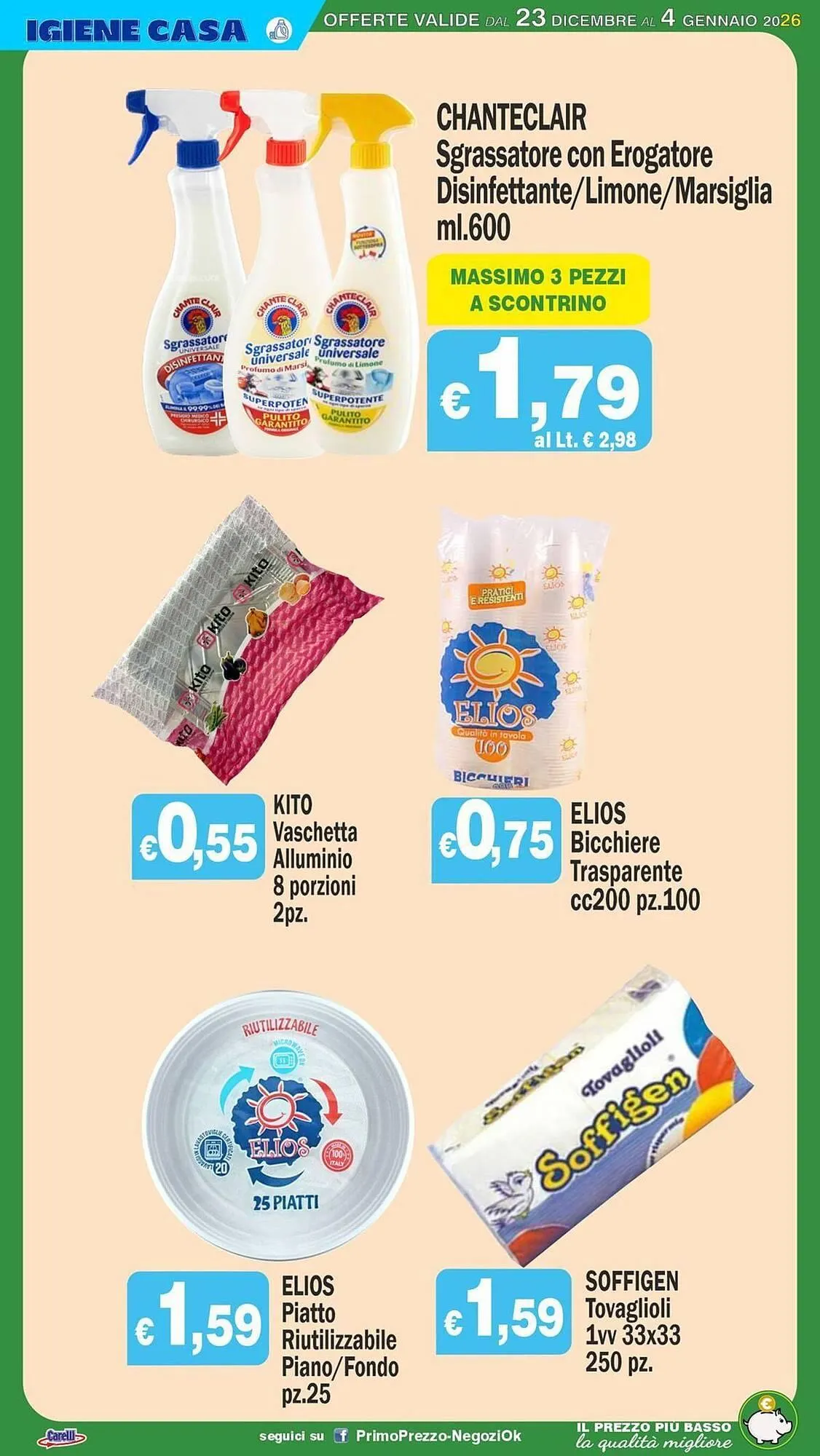 Volantino Primo Prezzo da 23 dicembre a 4 gennaio di 2026 - Pagina del volantino 15