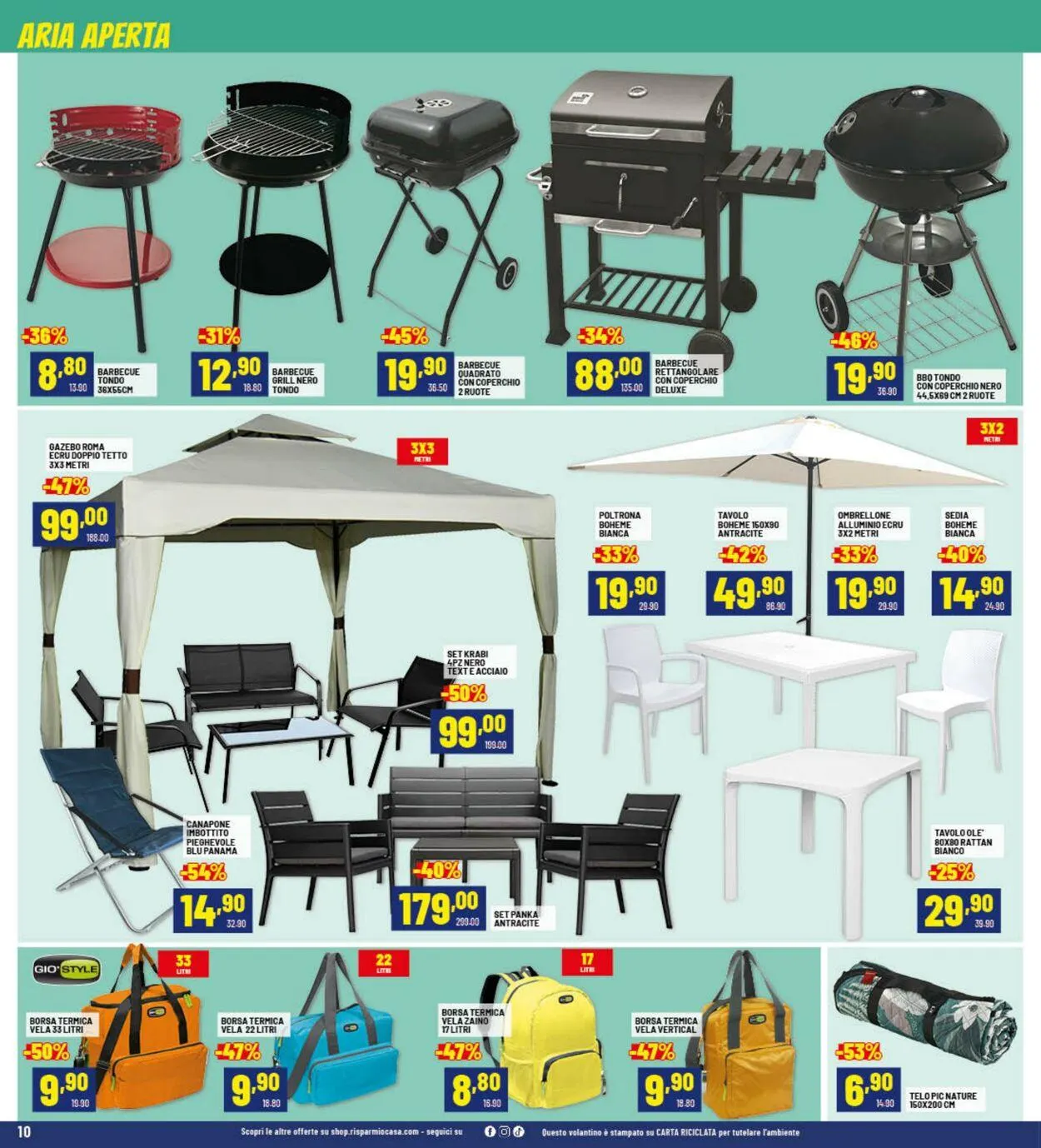 Risparmio Casa Volantino attuale da 21 maggio a 22 giugno di 2025 - Pagina del volantino 10