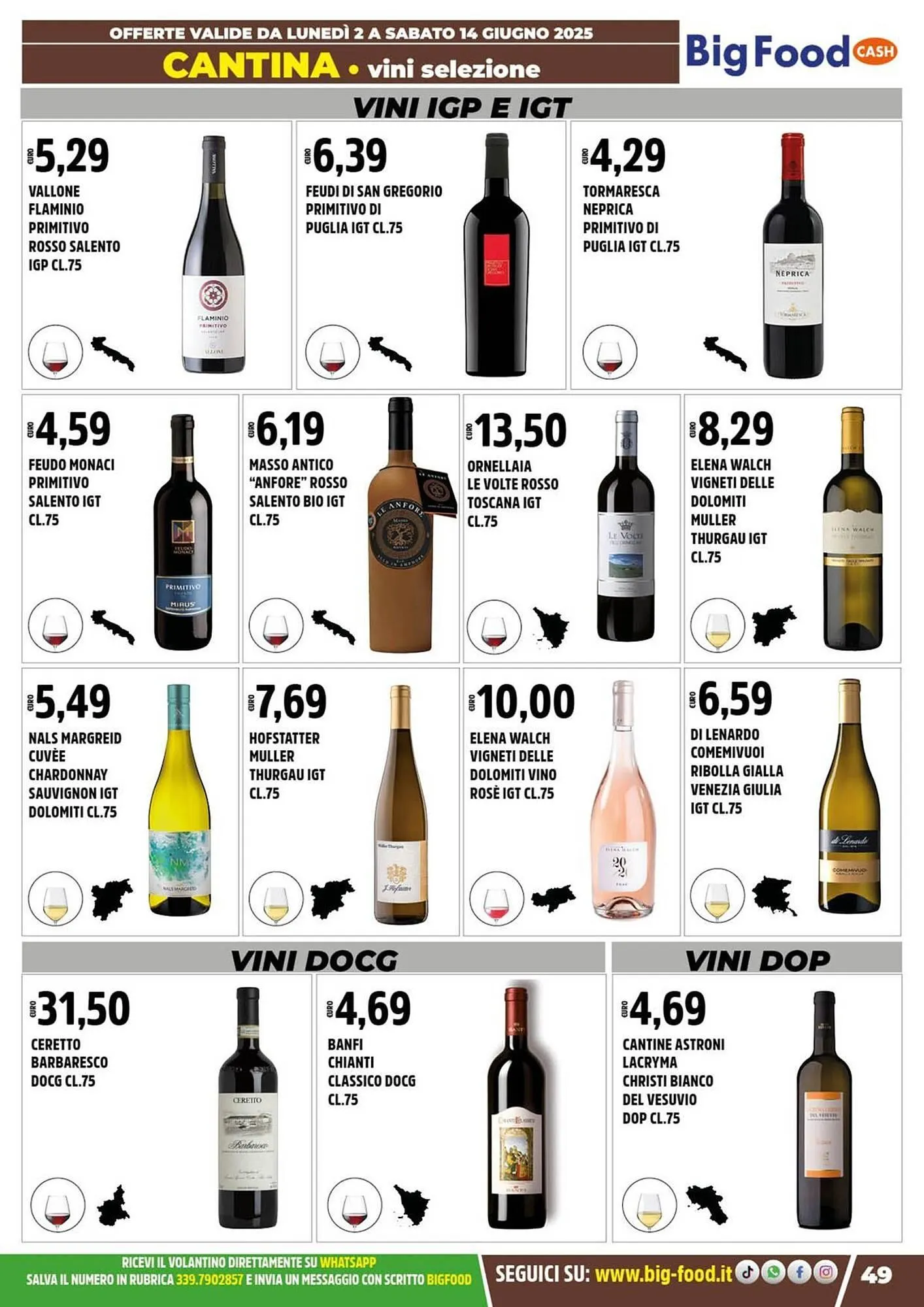 Volantino Big Food da 2 giugno a 14 giugno di 2025 - Pagina del volantino 49