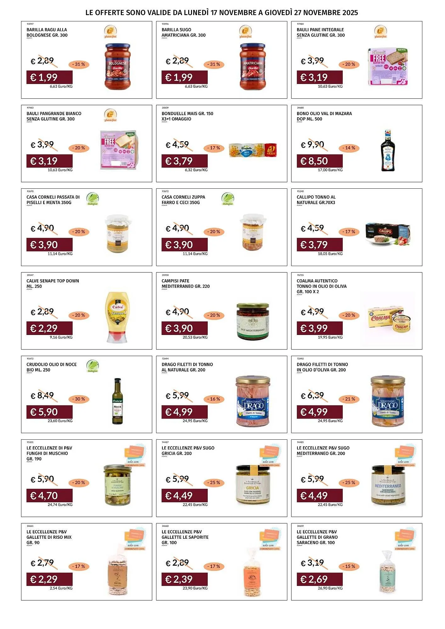 Volantino Prezzemolo e Vitale da 17 novembre a 27 novembre di 2025 - Pagina del volantino 21