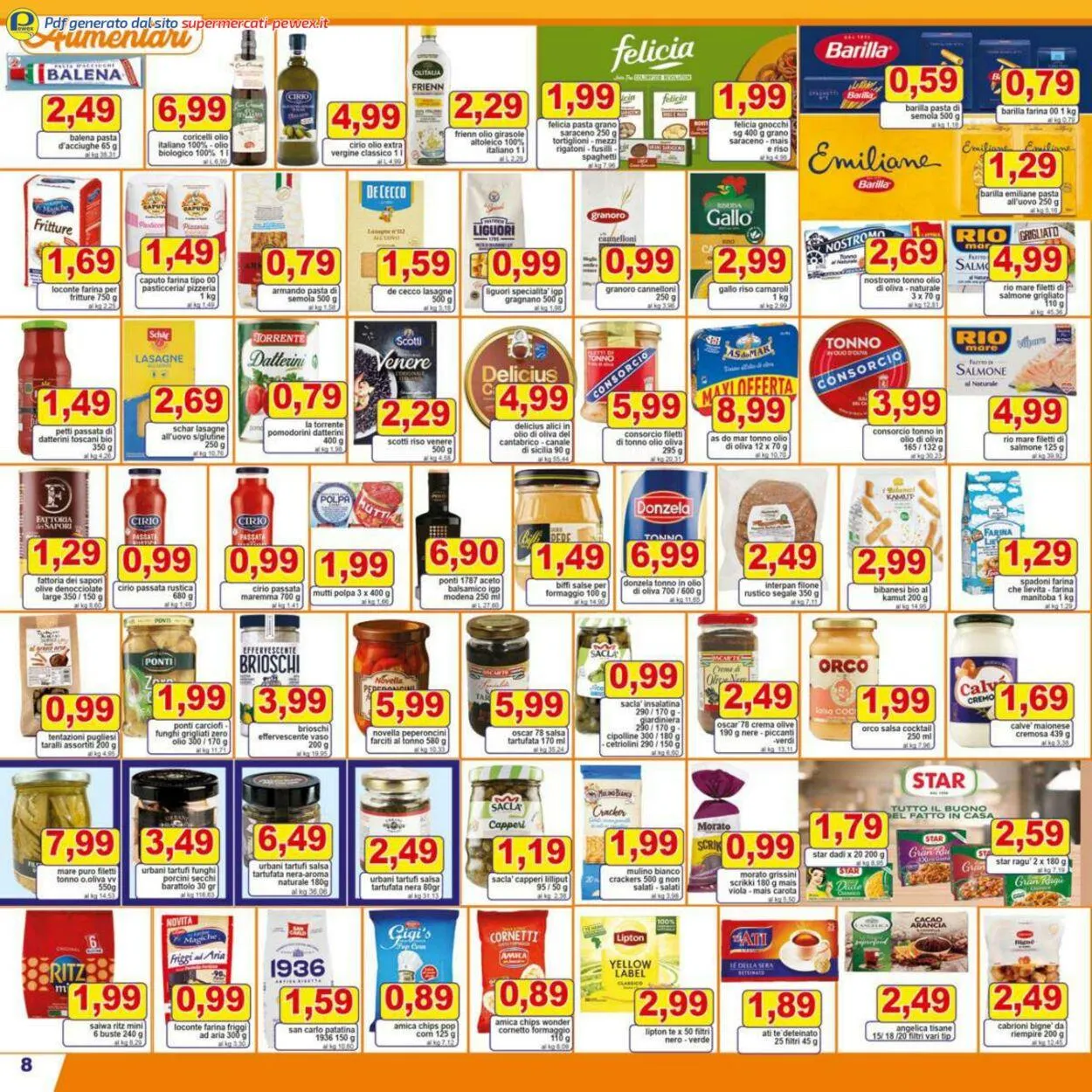 Pewex Volantino attuale da 12 gennaio a 26 gennaio di 2026 - Pagina del volantino 8