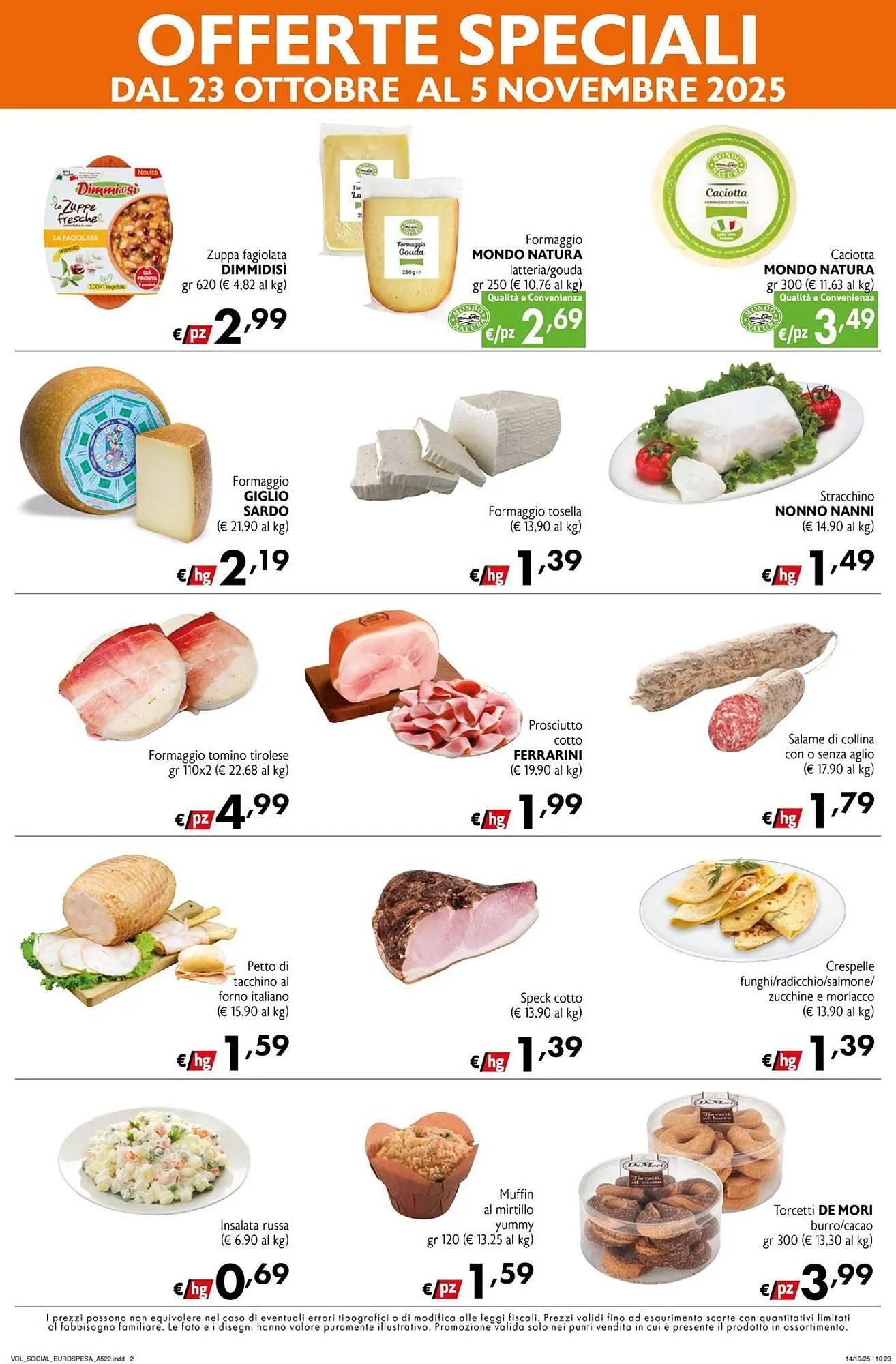 Volantino Eurospesa da 23 ottobre a 5 novembre di 2025 - Pagina del volantino 2