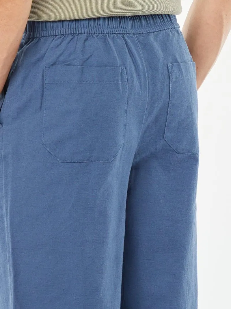 Pantaloni cargo - BLU