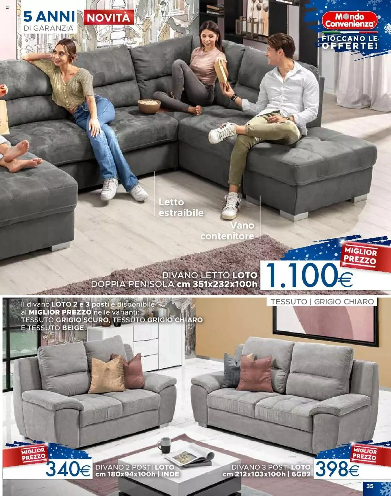 Mondo Convenienza - Catalogo Speciale Autunno da 1 novembre a 31 dicembre di 2023 - Pagina del volantino 37
