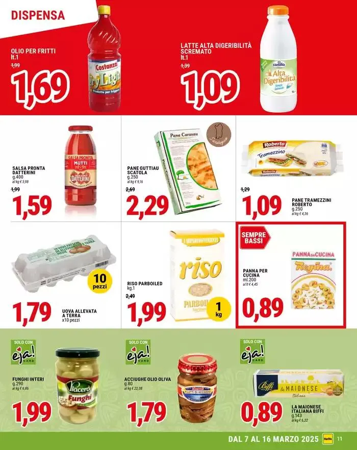 Sotto costo da 7 marzo a 16 marzo di 2025 - Pagina del volantino 11