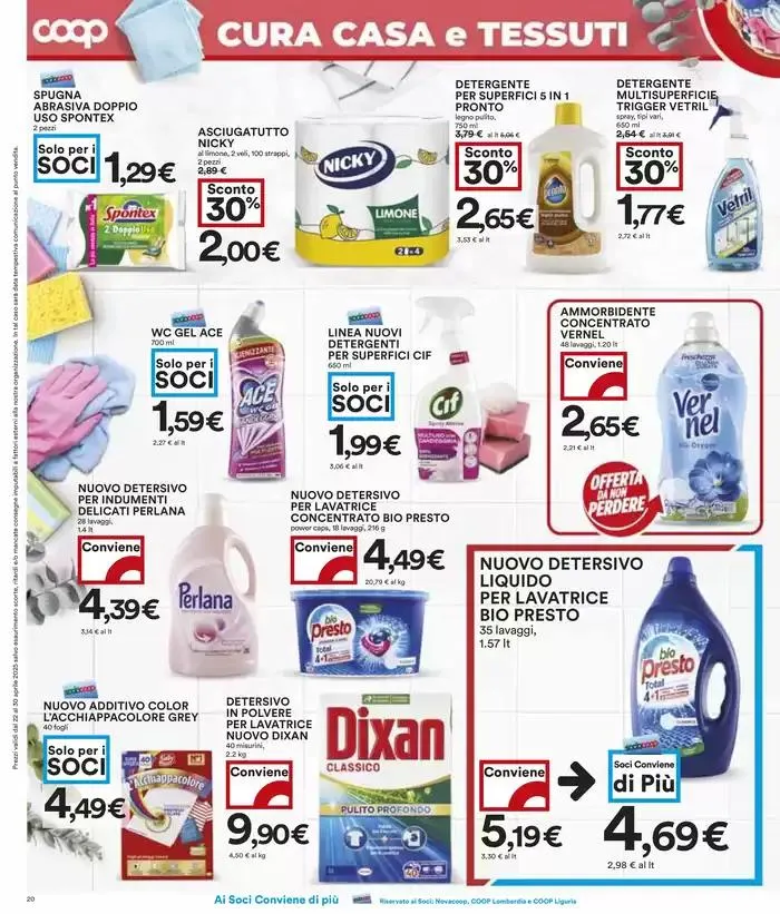 RISPARMIO da 22 aprile a 30 aprile di 2025 - Pagina del volantino 20