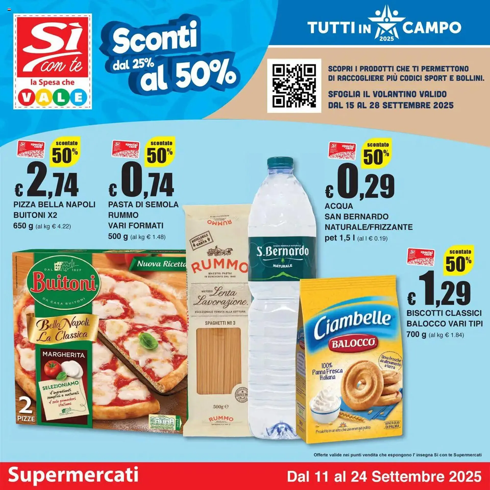Volantino Sì con te da 11 settembre a 24 settembre di 2025 - Pagina del volantino 1