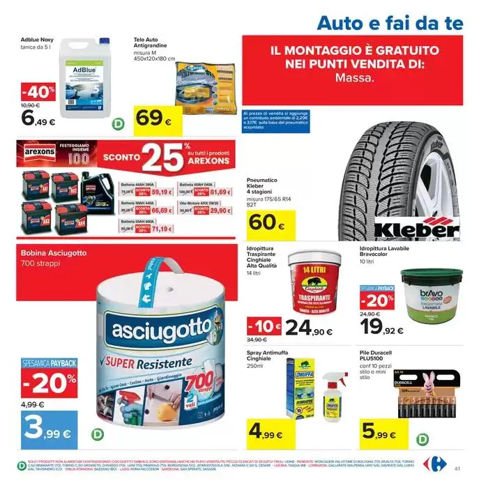 Sconti di pasqua da 8 aprile a 21 aprile di 2025 - Pagina del volantino 41