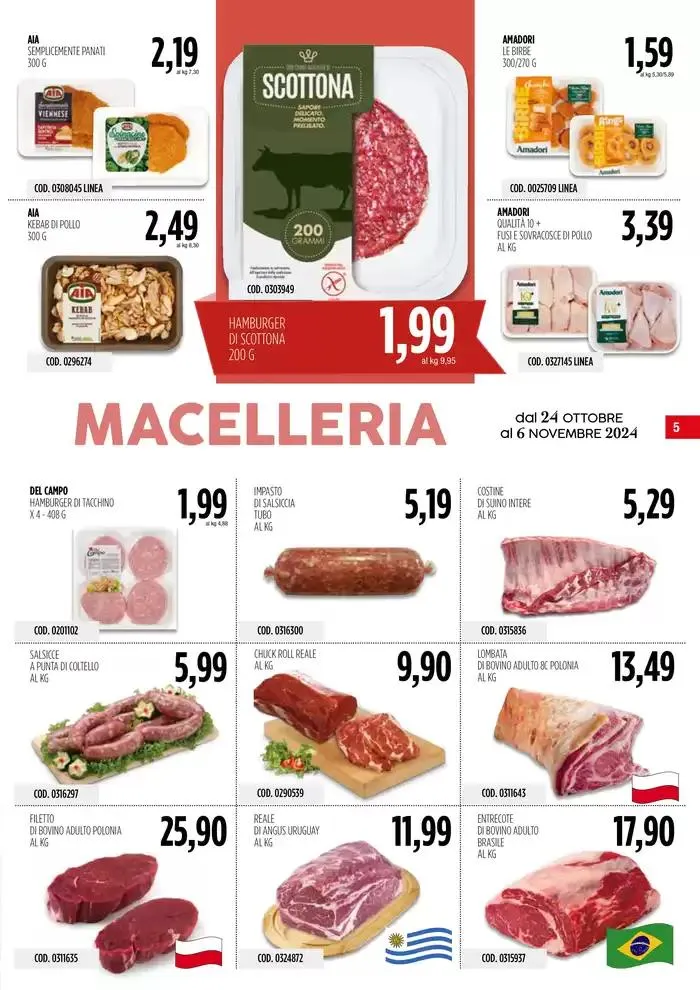 Offerte Carico Cash & Carry da 24 ottobre a 6 novembre di 2024 - Pagina del volantino 5