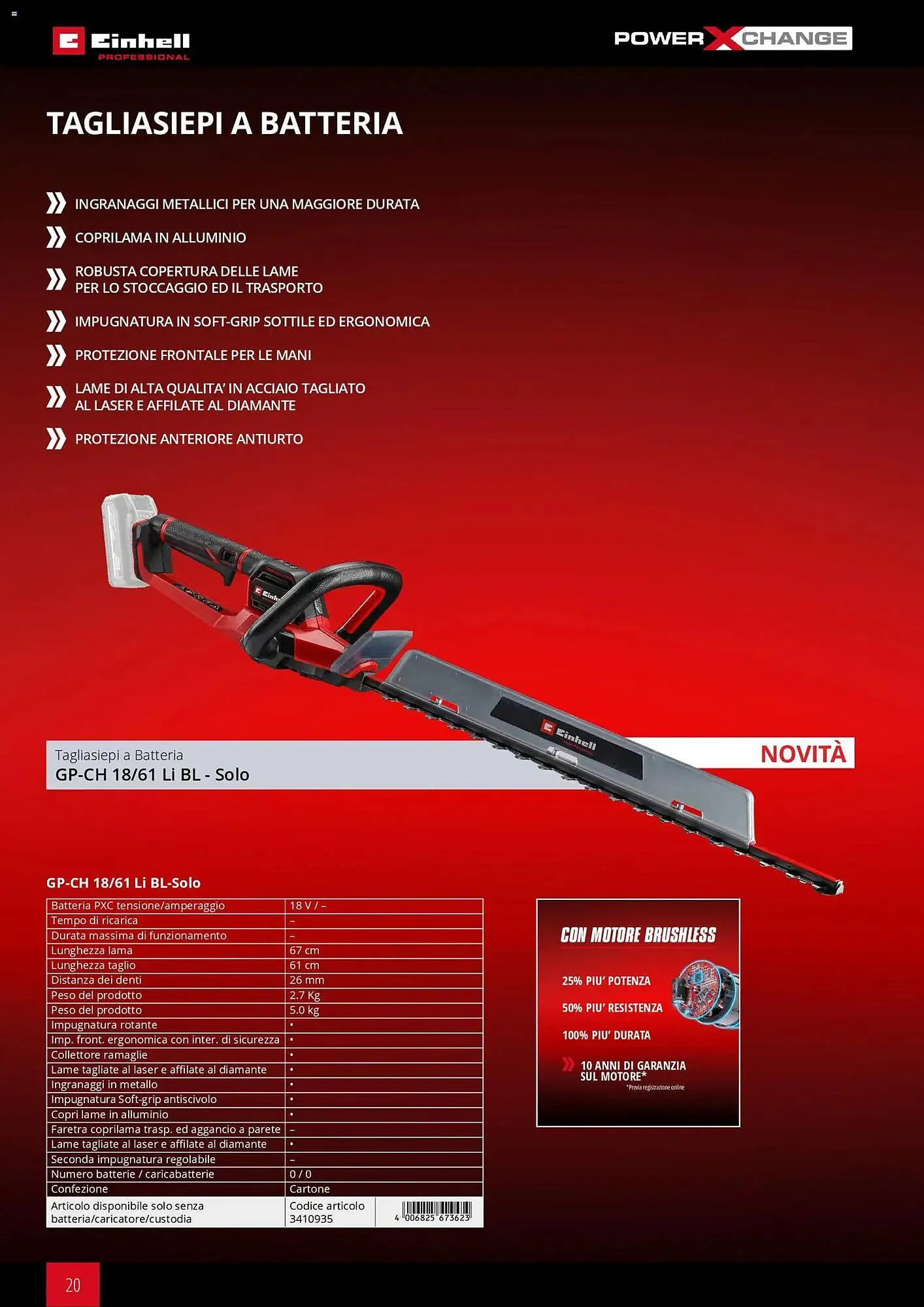 Volantino Einhell da 17 marzo a 31 dicembre di 2026 - Pagina del volantino 22