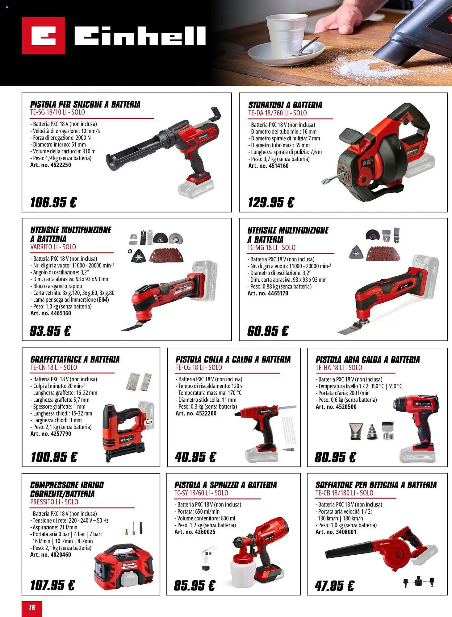 Volantino Einhell da 2 febbraio a 31 maggio di 2026 - Pagina del volantino 16