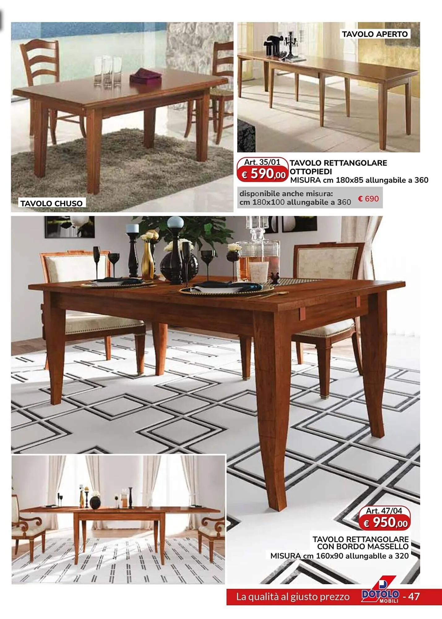 Volantino Dotolo Mobili da 12 luglio a 31 dicembre di 2024 - Pagina del volantino 47