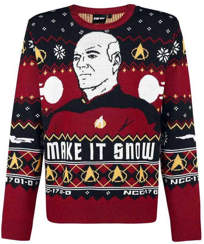 Make It Snow | Christmas jumper | multicolore | Star Trek
