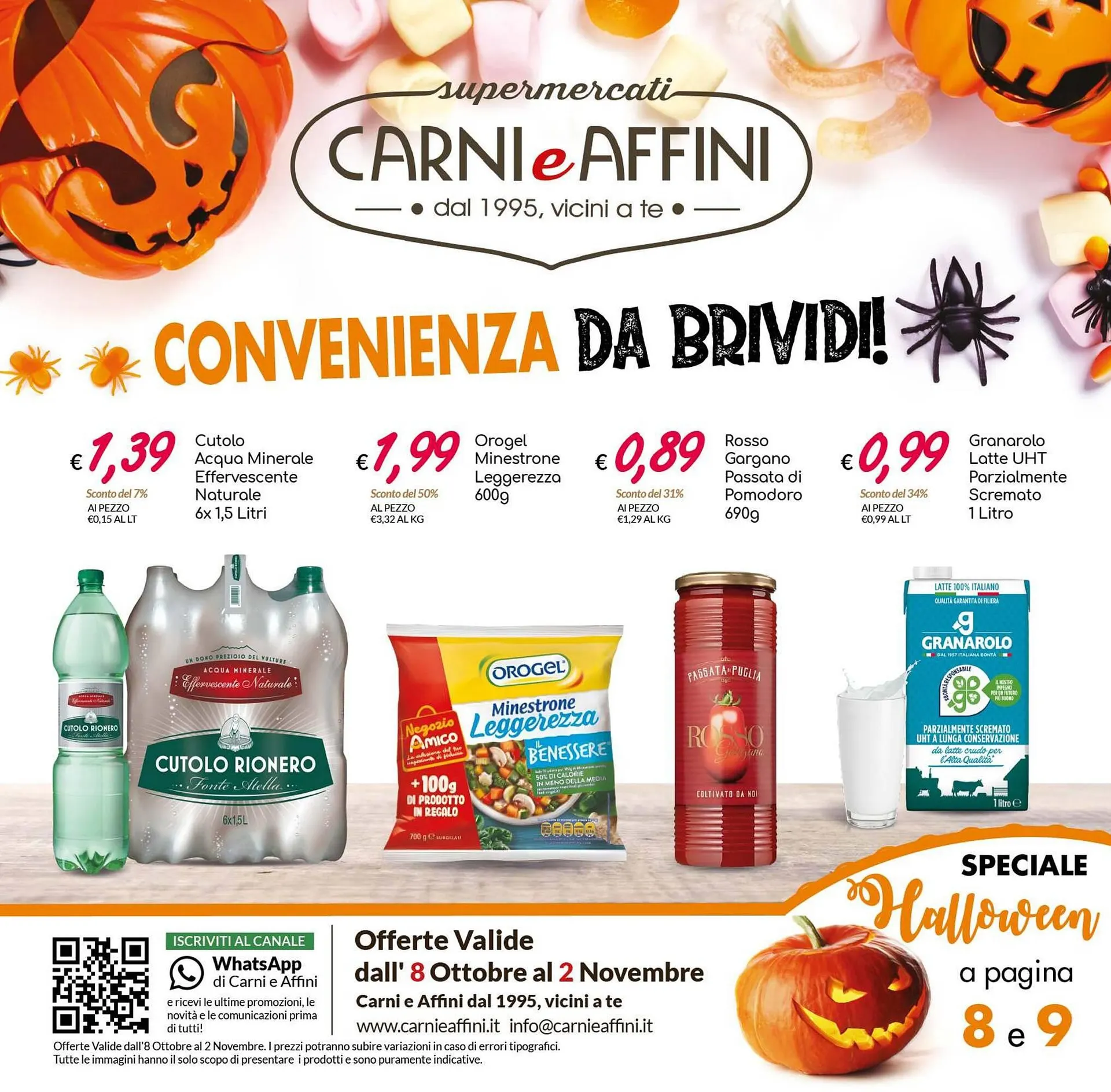 Volantino Carni e Affini Supermercati da 8 ottobre a 2 novembre di 2025 - Pagina del volantino 1