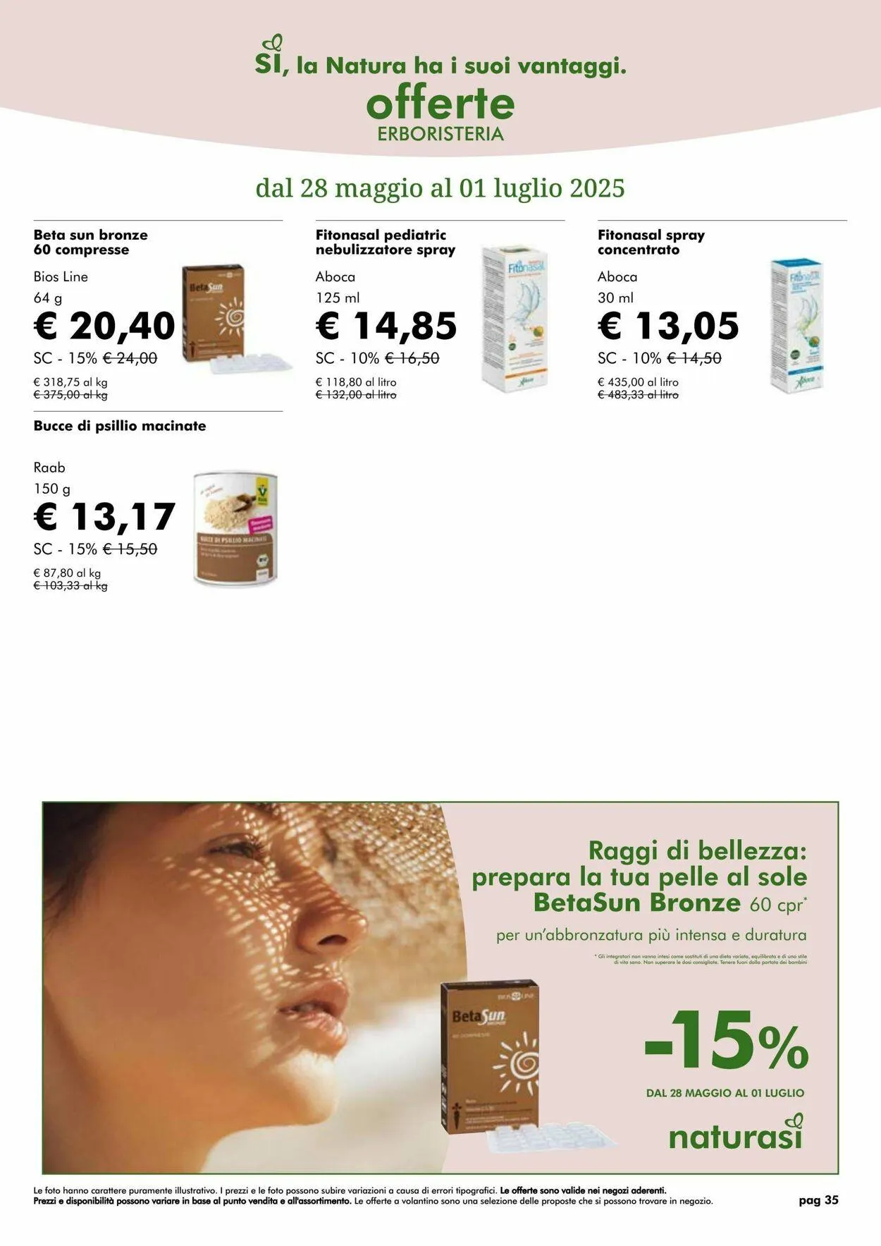 Natura Sì Volantino attuale da 8 luglio a 22 luglio di 2025 - Pagina del volantino 35