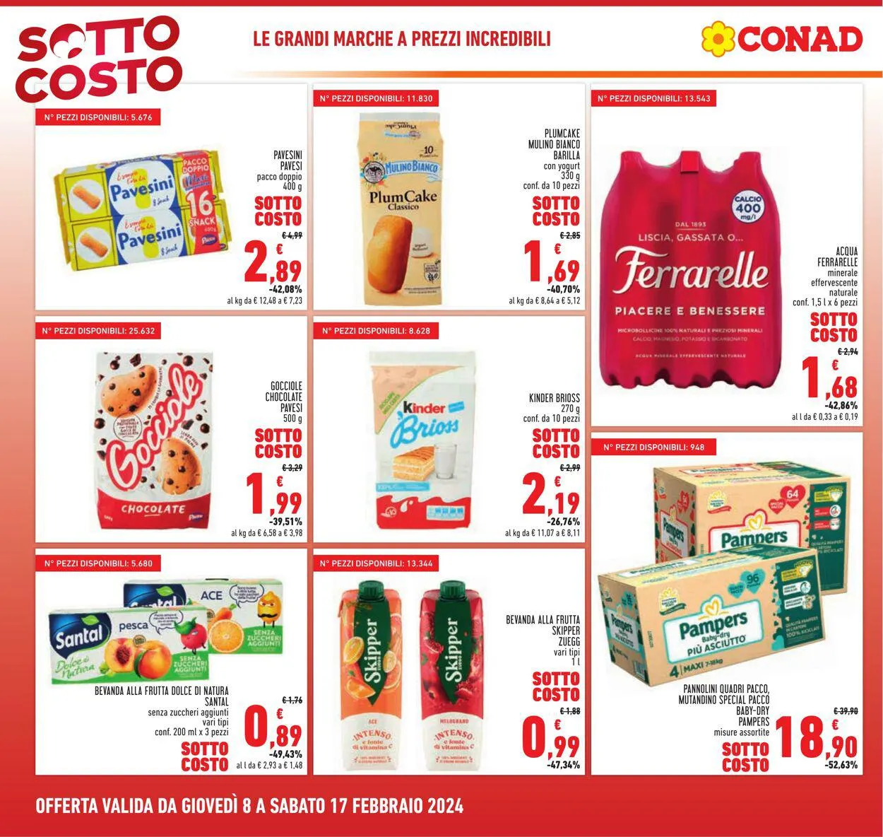 Conad - Roma Volantino attuale da 8 febbraio a 17 febbraio di 2024 - Pagina del volantino 4