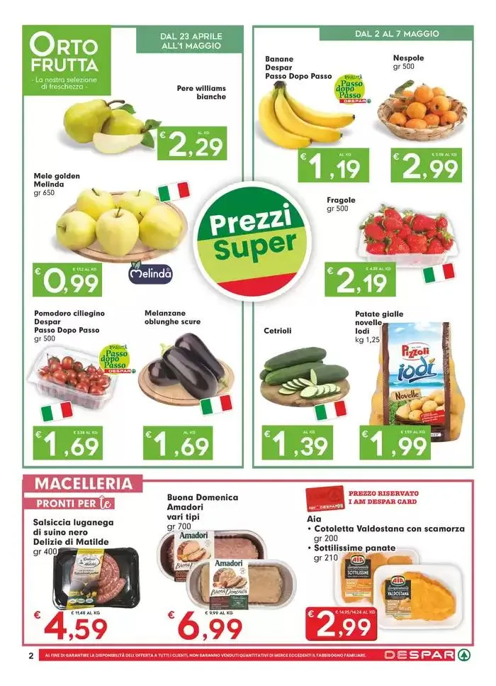 Prezzi tagliati da 23 aprile a 7 maggio di 2025 - Pagina del volantino 2