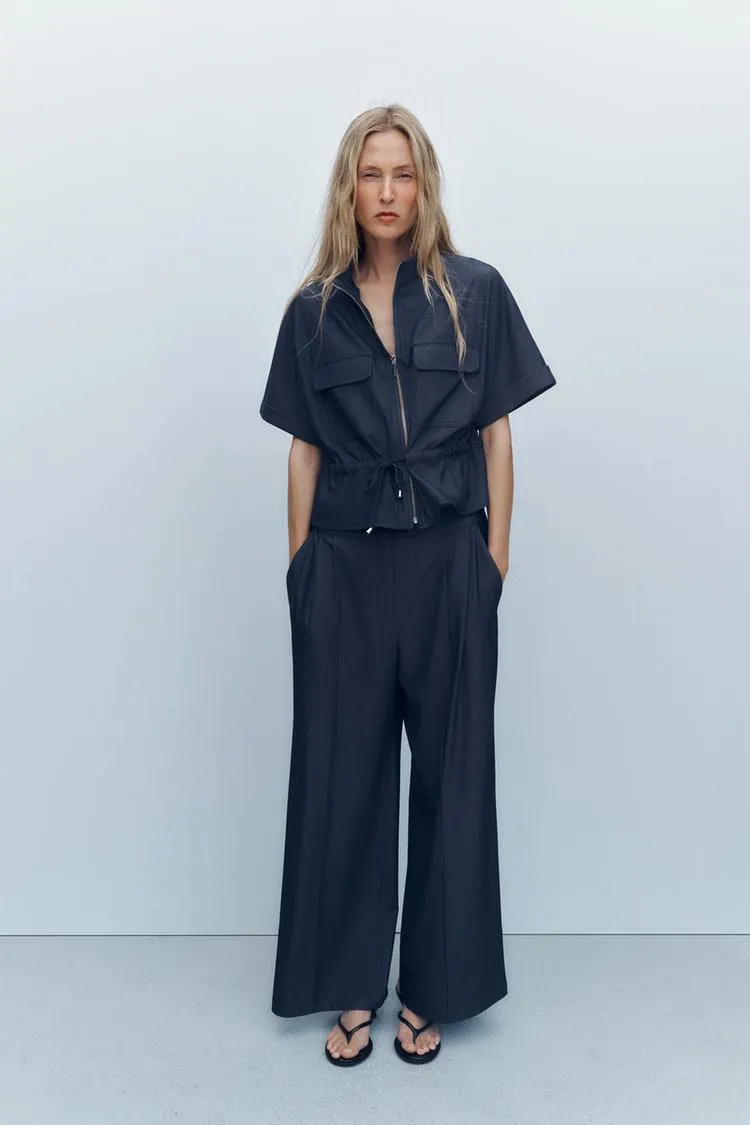 CAMICIA SAHARIANA CON COULISSE