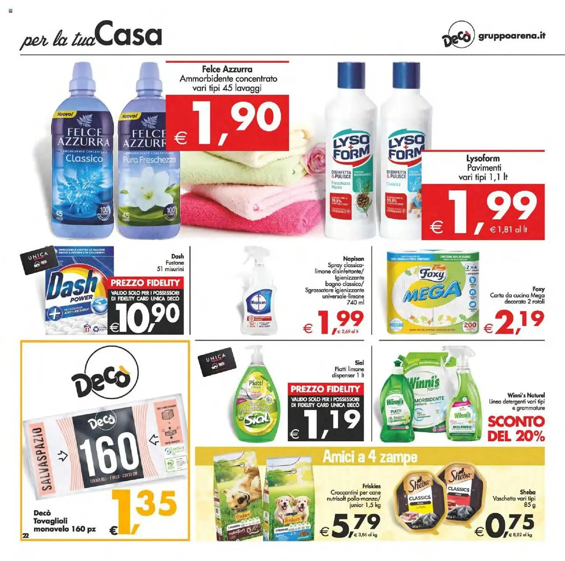 Volantino Deco Supermercati da 14 luglio a 23 luglio di 2025 - Pagina del volantino 22
