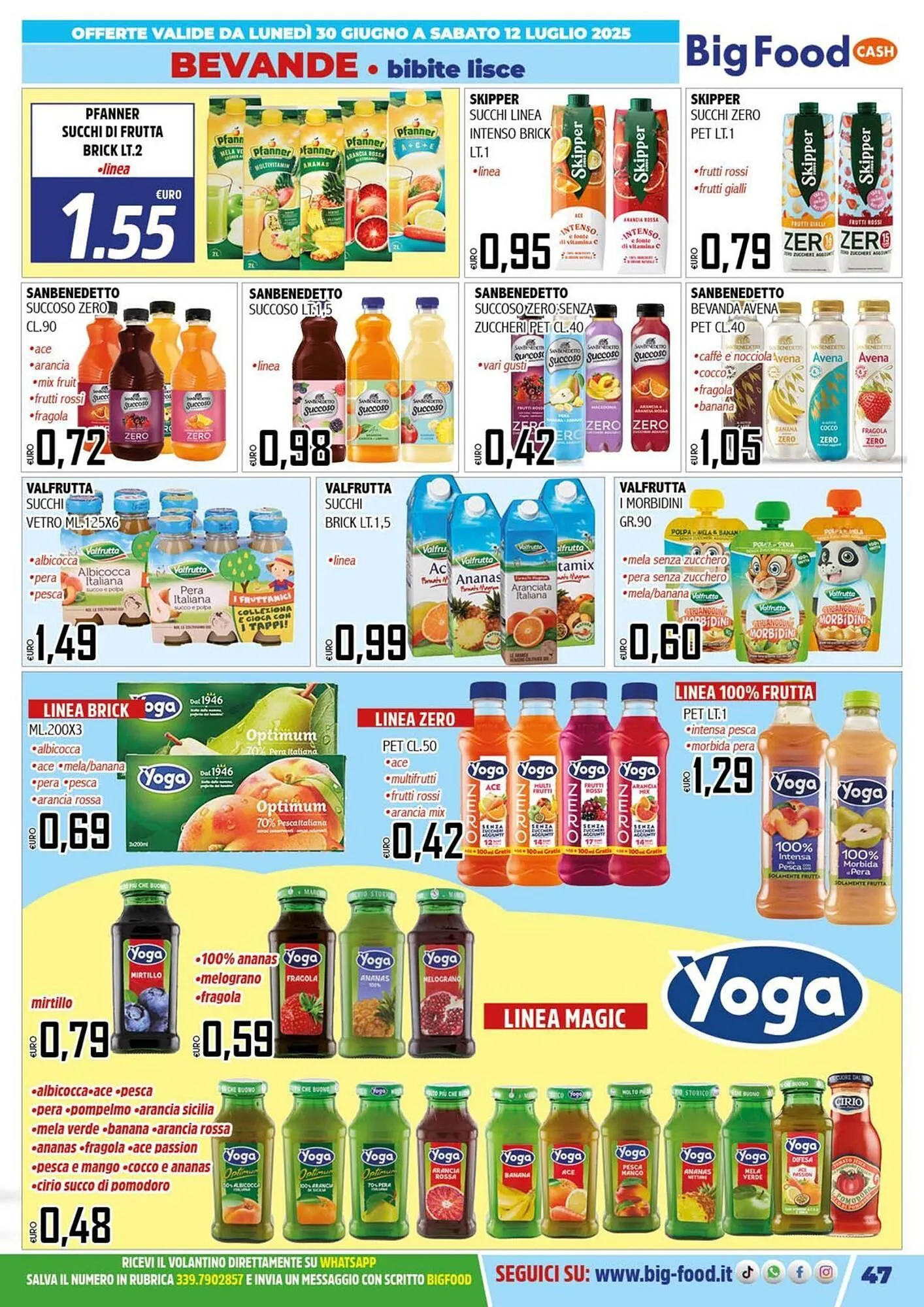 Volantino Big Food da 30 giugno a 12 luglio di 2025 - Pagina del volantino 47