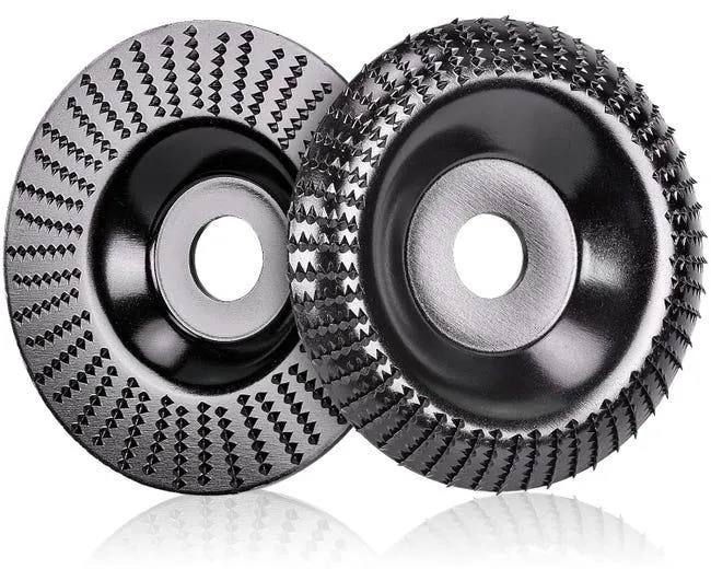 2 pezzi dischi in legno per smerigliatrice angolare Ø 125 mm x 22 mm, dischi per smerigliatrice angolare per taglio e levigatura rapidi, lucidatura