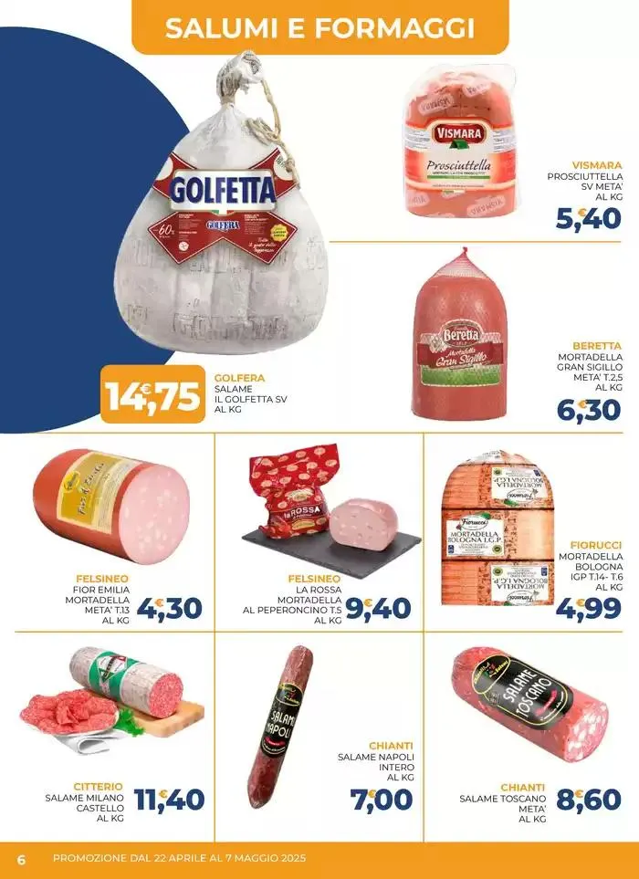 Promozione dal 22 aprile al 7 maggio da 22 aprile a 7 maggio di 2025 - Pagina del volantino 6