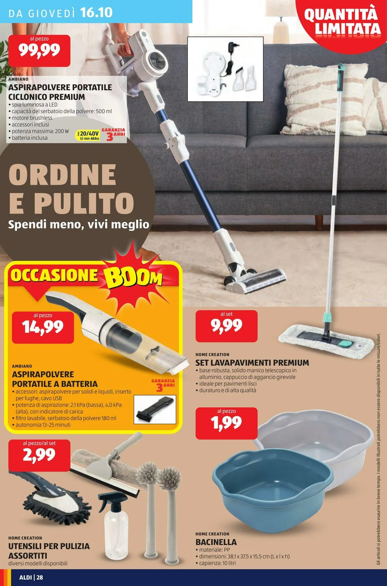 Aldi Volantino attuale da 13 ottobre a 19 ottobre di 2025 - Pagina del volantino 28