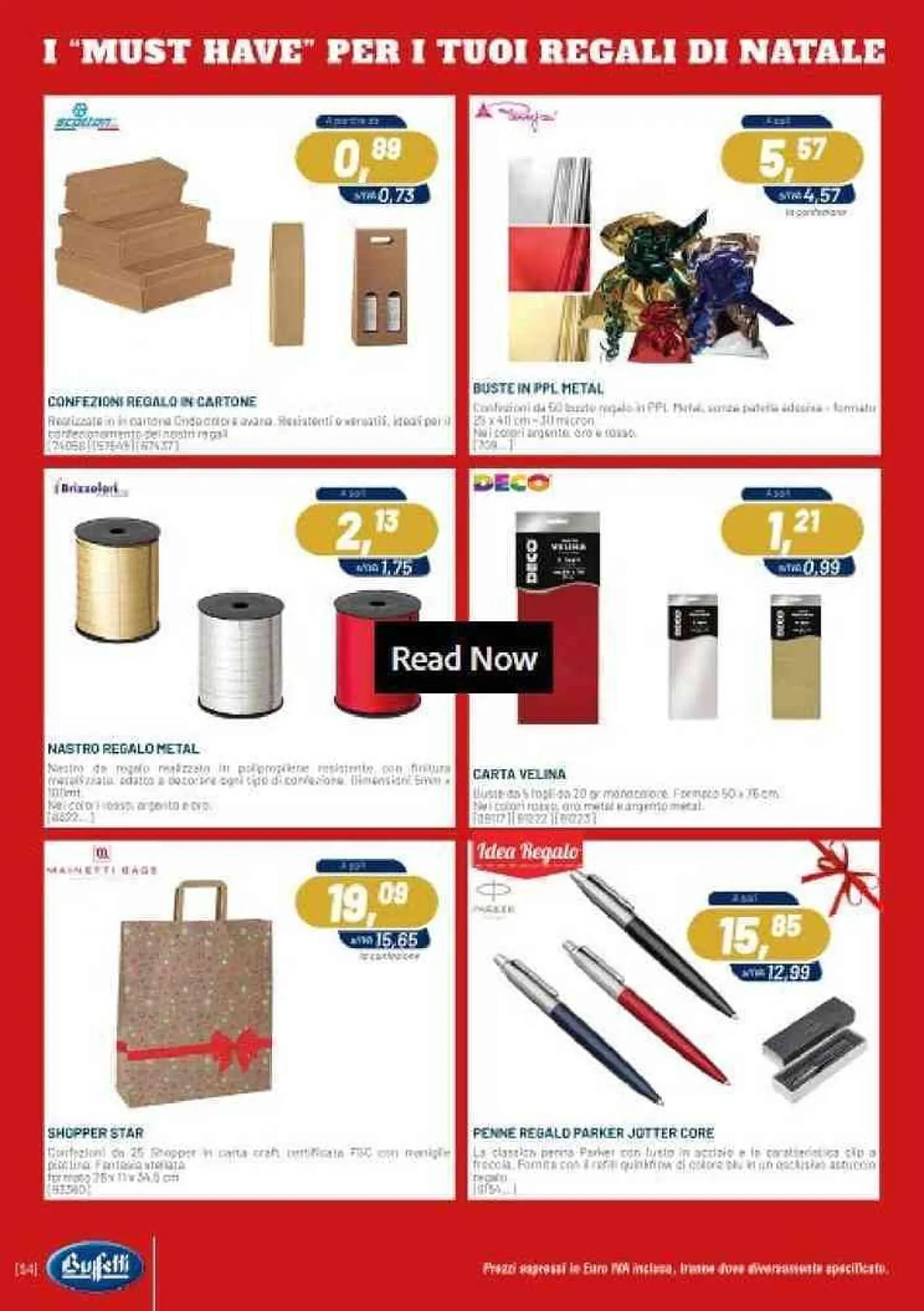 Volantino Buffetti da 7 novembre a 31 dicembre di 2023 - Pagina del volantino 14