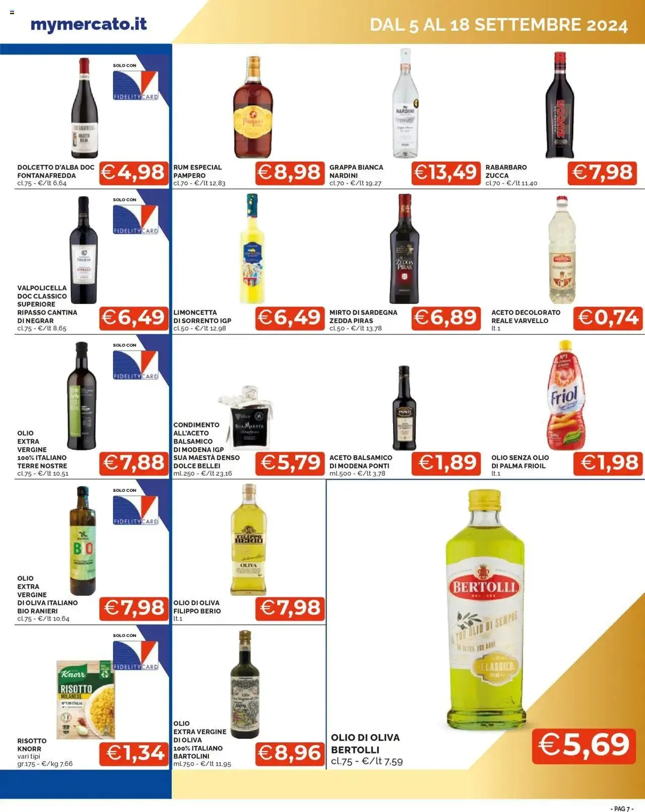 Volantino Mercatò da 5 settembre a 18 settembre di 2024 - Pagina del volantino 7