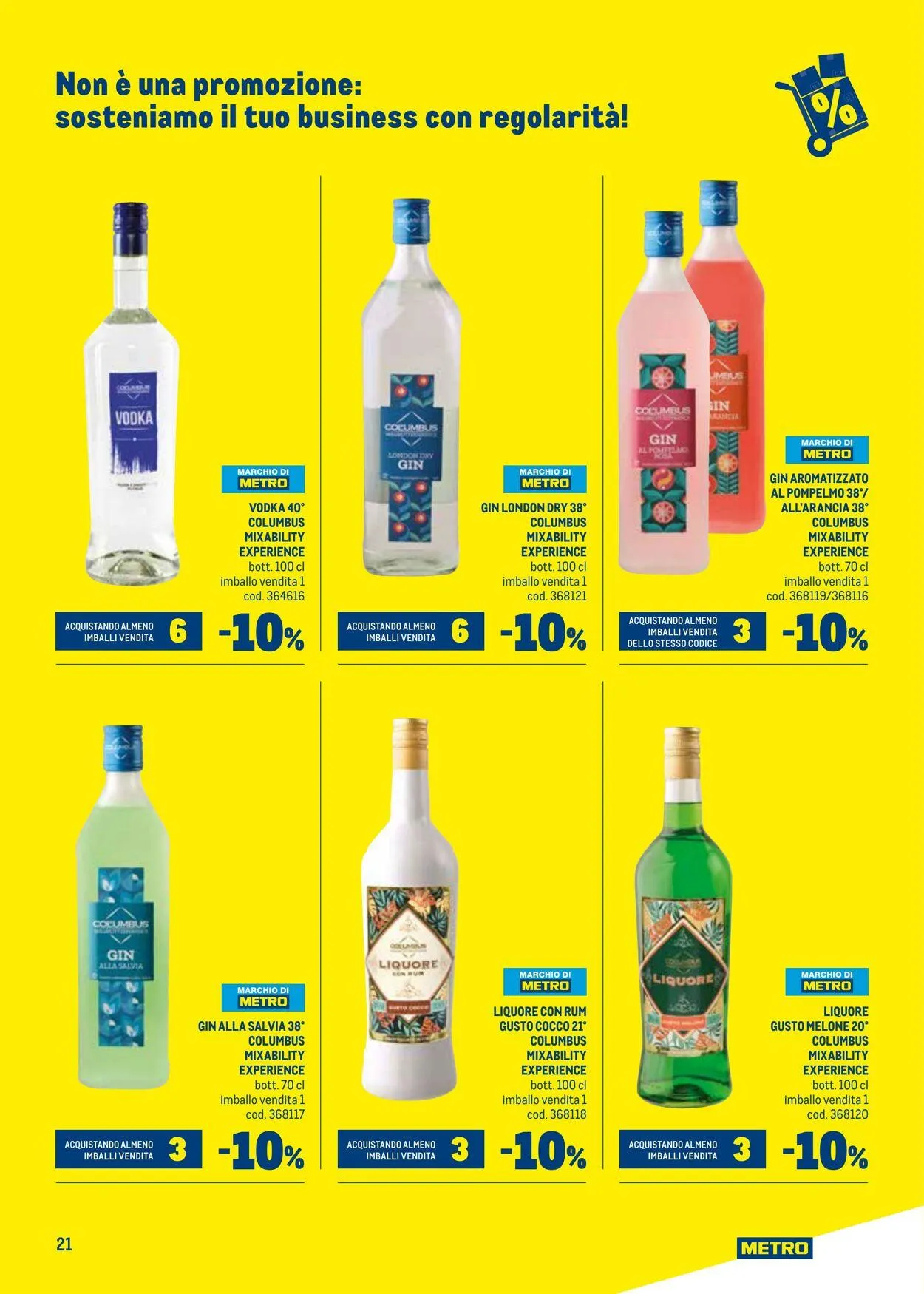 Metro Volantino attuale da 8 ottobre a 22 ottobre di 2025 - Pagina del volantino 21