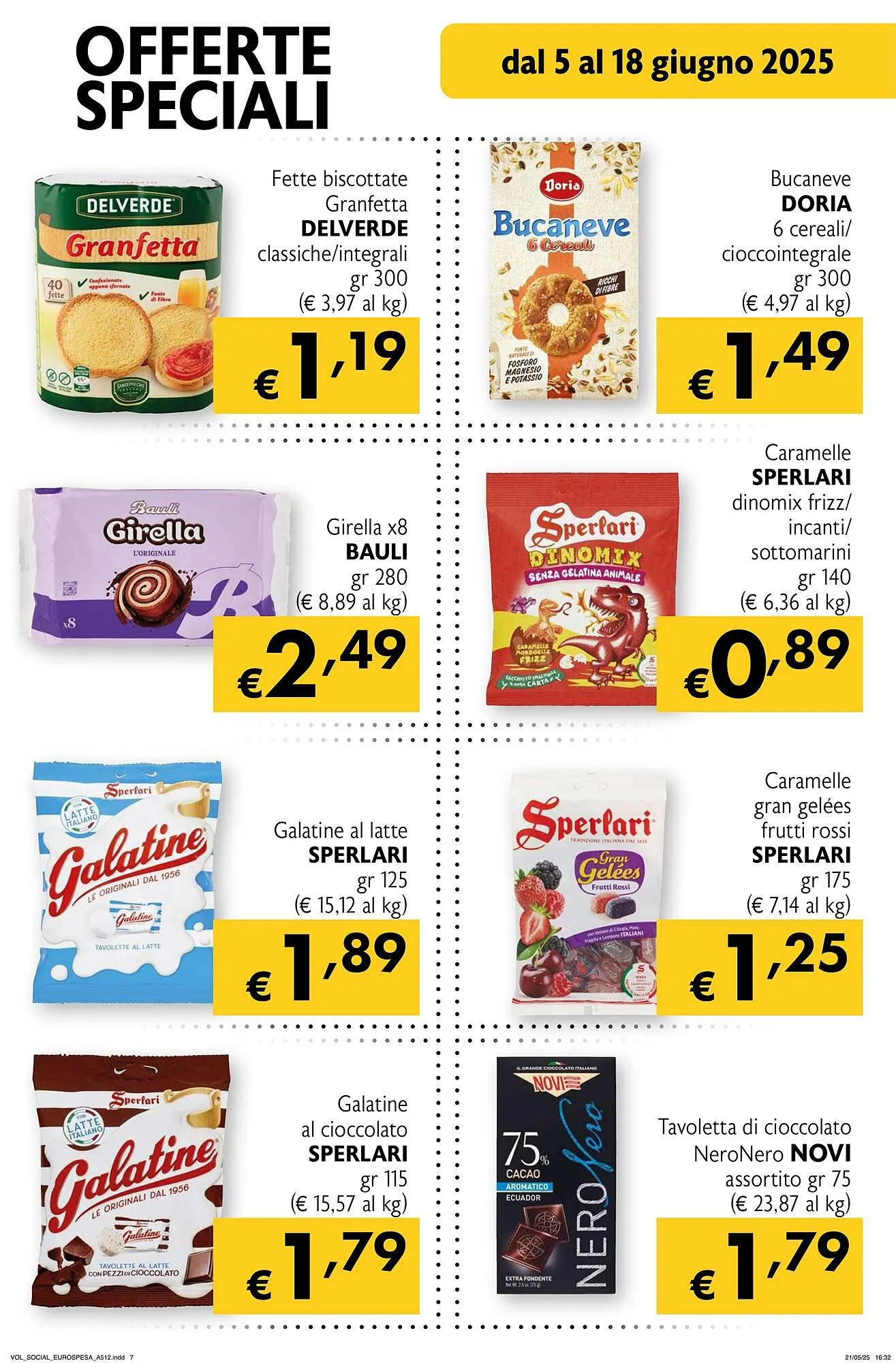 Volantino Eurospesa da 5 giugno a 18 giugno di 2025 - Pagina del volantino 7