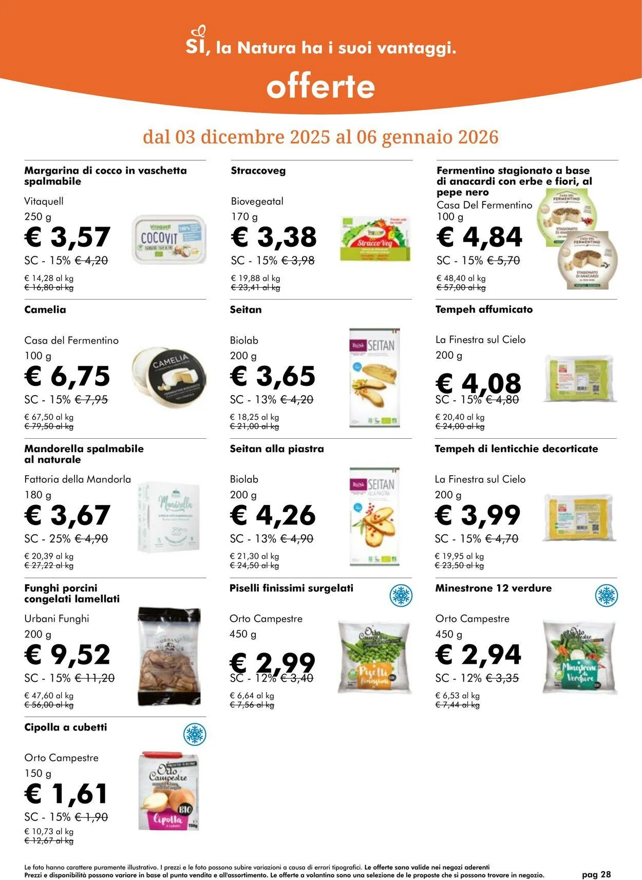 Natura Sì Volantino attuale da 15 gennaio a 29 gennaio di 2026 - Pagina del volantino 28