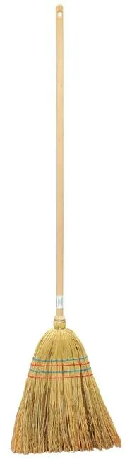 Scopa completa in saggina manico 140 cm