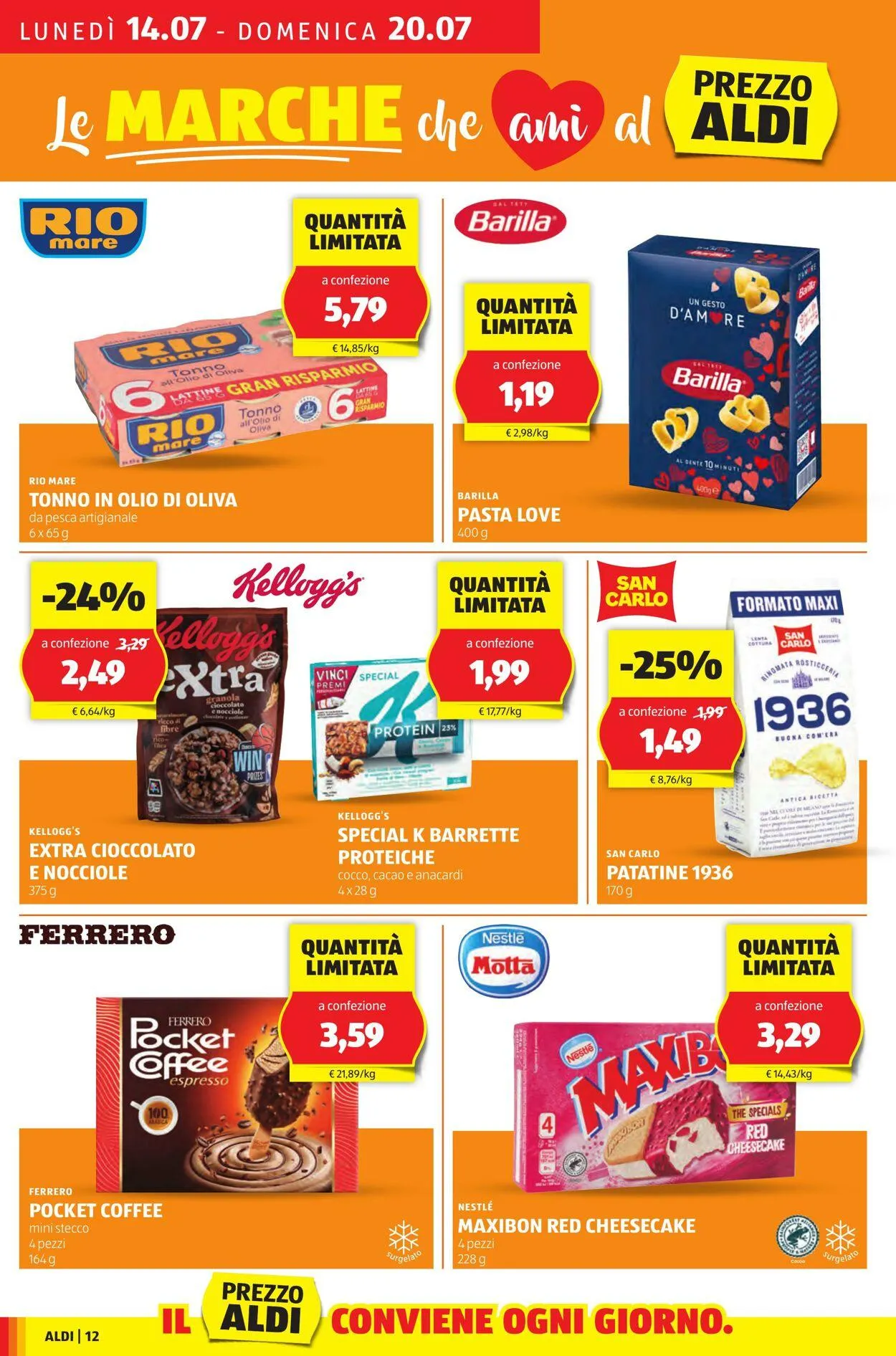 Aldi Volantino attuale da 14 luglio a 20 luglio di 2025 - Pagina del volantino 12