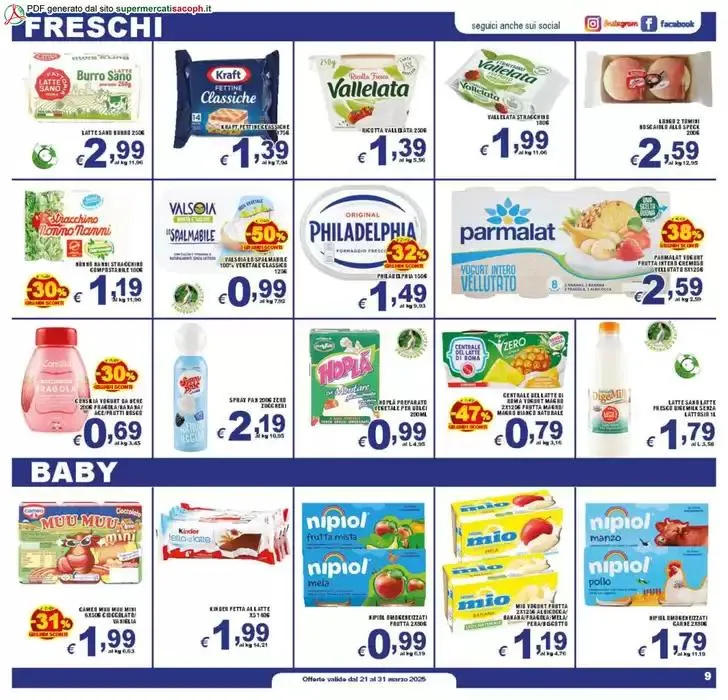 Offerte grandiose da 21 marzo a 31 marzo di 2025 - Pagina del volantino 9