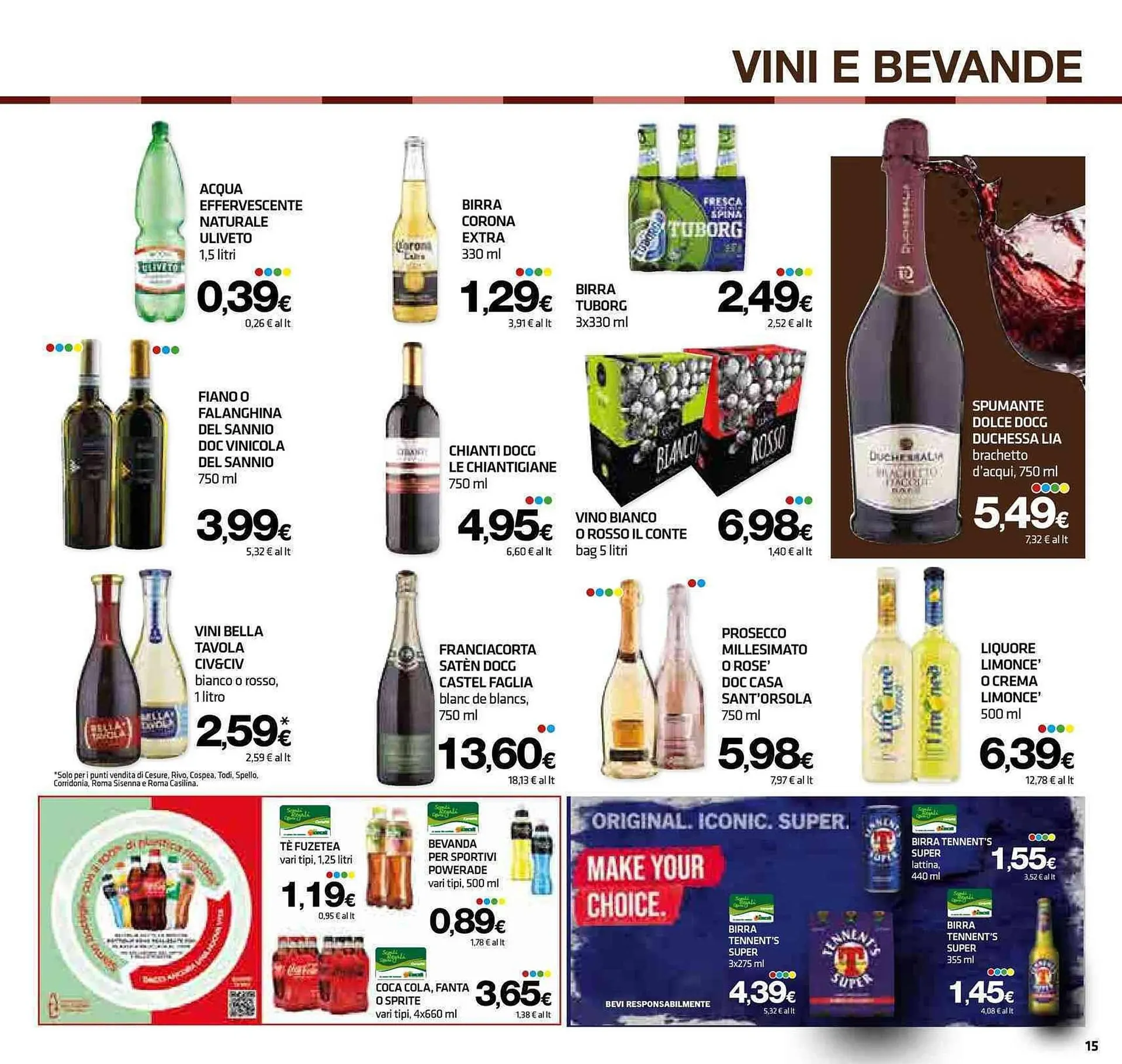 Volantino Superconti da 12 ottobre a 25 ottobre di 2023 - Pagina del volantino 15