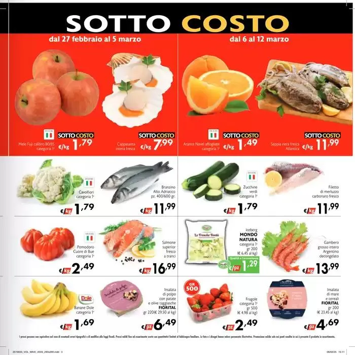 Sottocosto da 27 febbraio a 12 marzo di 2025 - Pagina del volantino 3