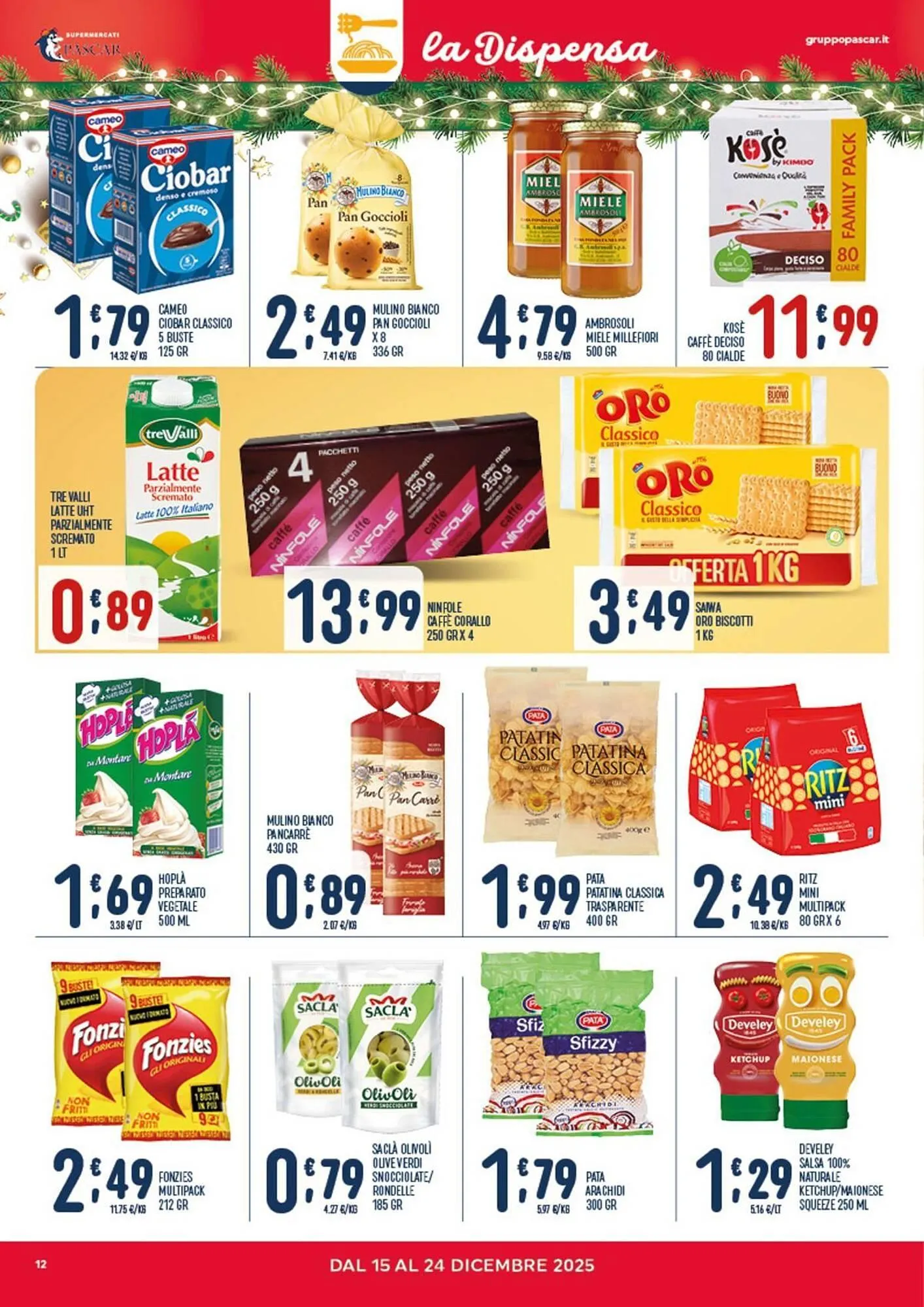 Volantino Gruppo Pascar da 15 dicembre a 24 dicembre di 2025 - Pagina del volantino 12