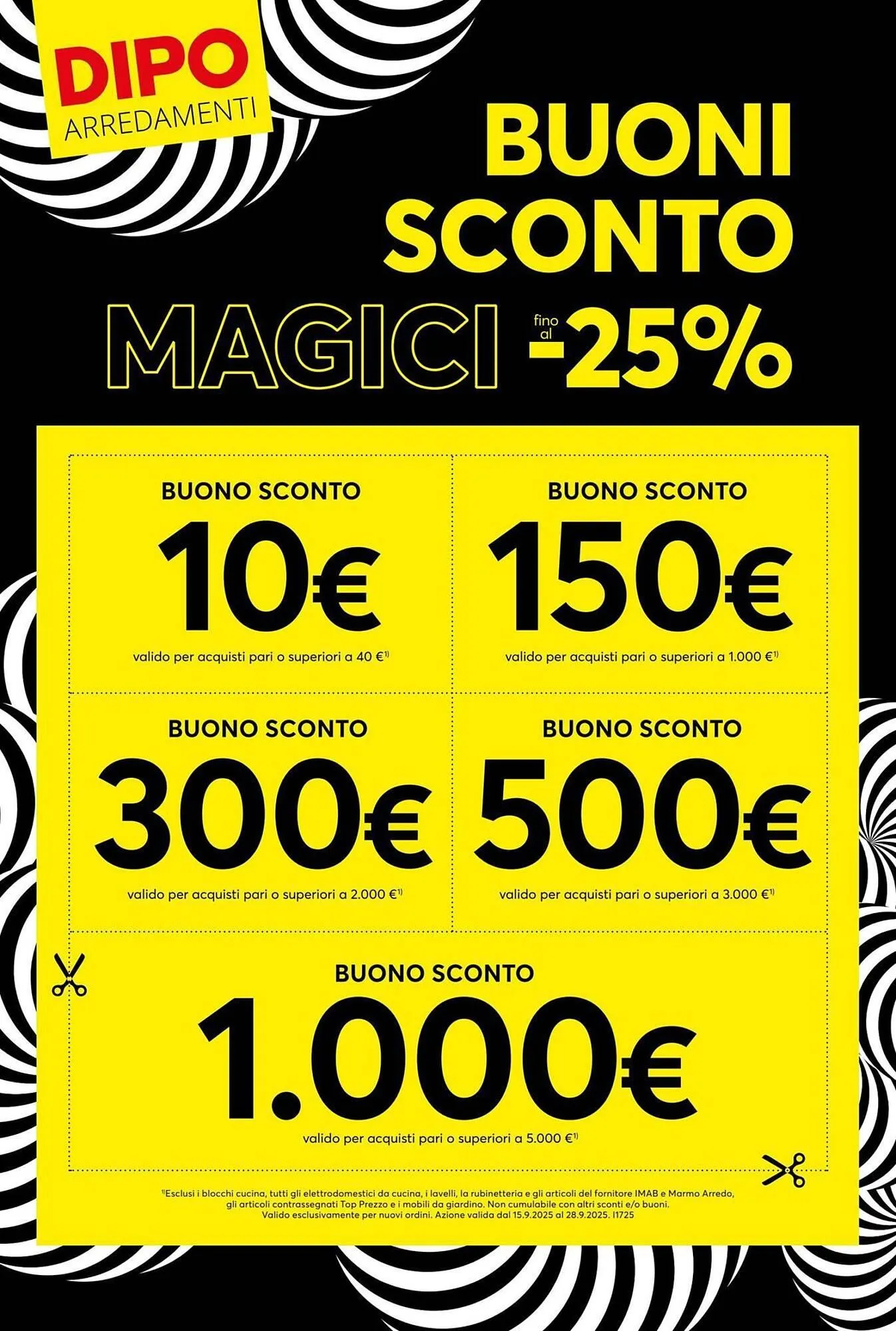 Volantino Dipo Arredamenti da 15 settembre a 28 settembre di 2025 - Pagina del volantino 1