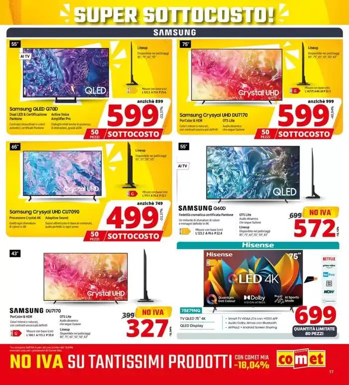 Sottocosto da Comet! da 8 maggio a 21 maggio di 2025 - Pagina del volantino 17