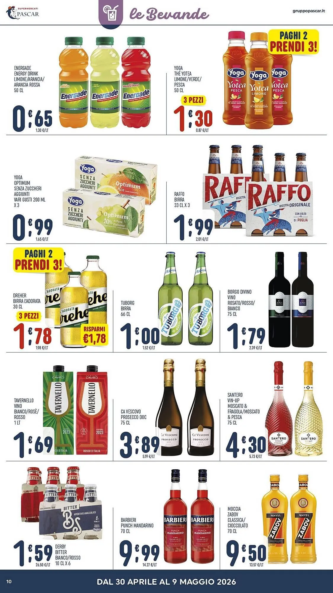 Volantino Gruppo Pascar da 30 aprile a 9 maggio di 2026 - Pagina del volantino 10