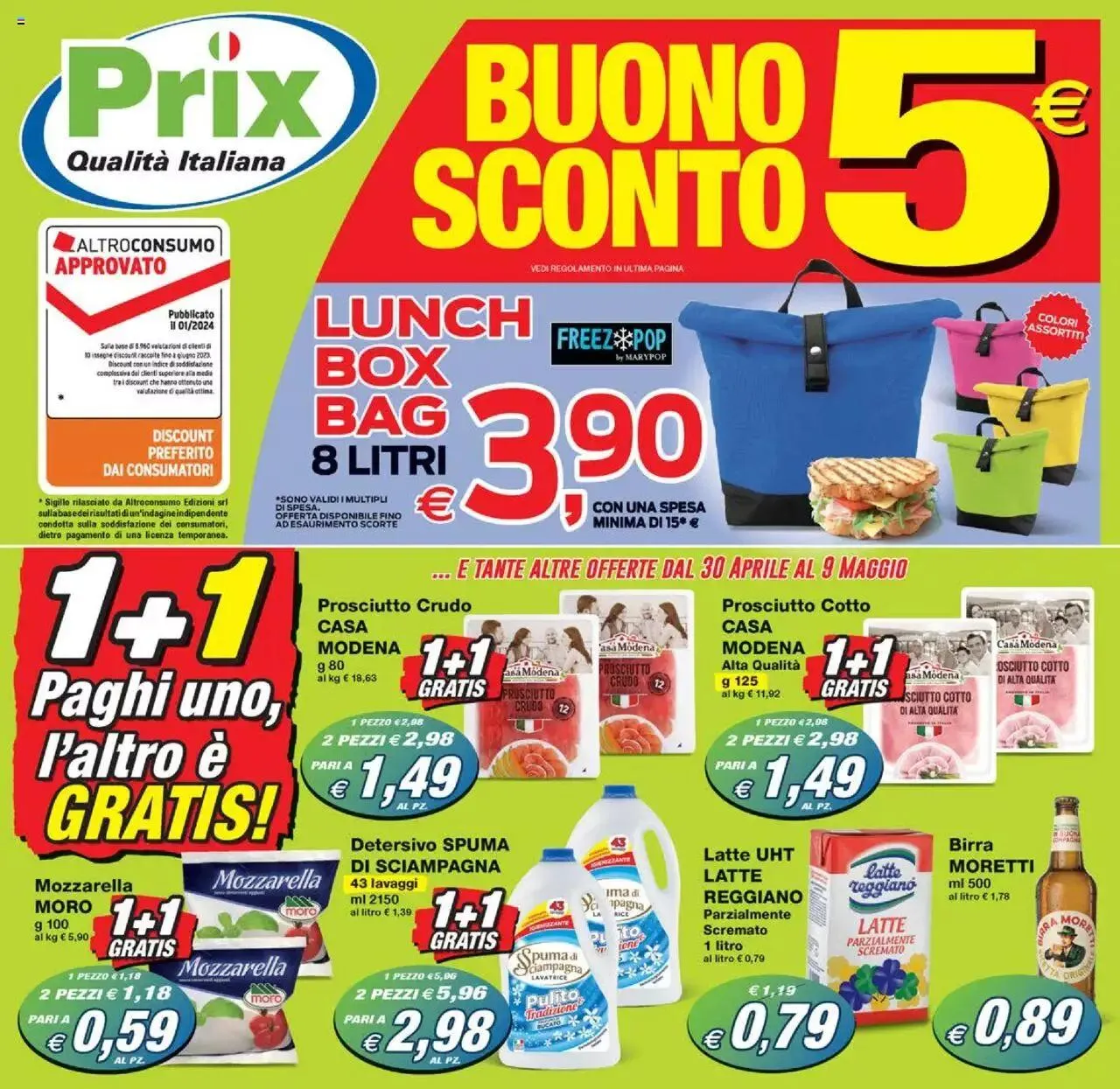 Prix - Volantino Vicenza da 30 aprile a 9 maggio di 2024 - Pagina del volantino 1