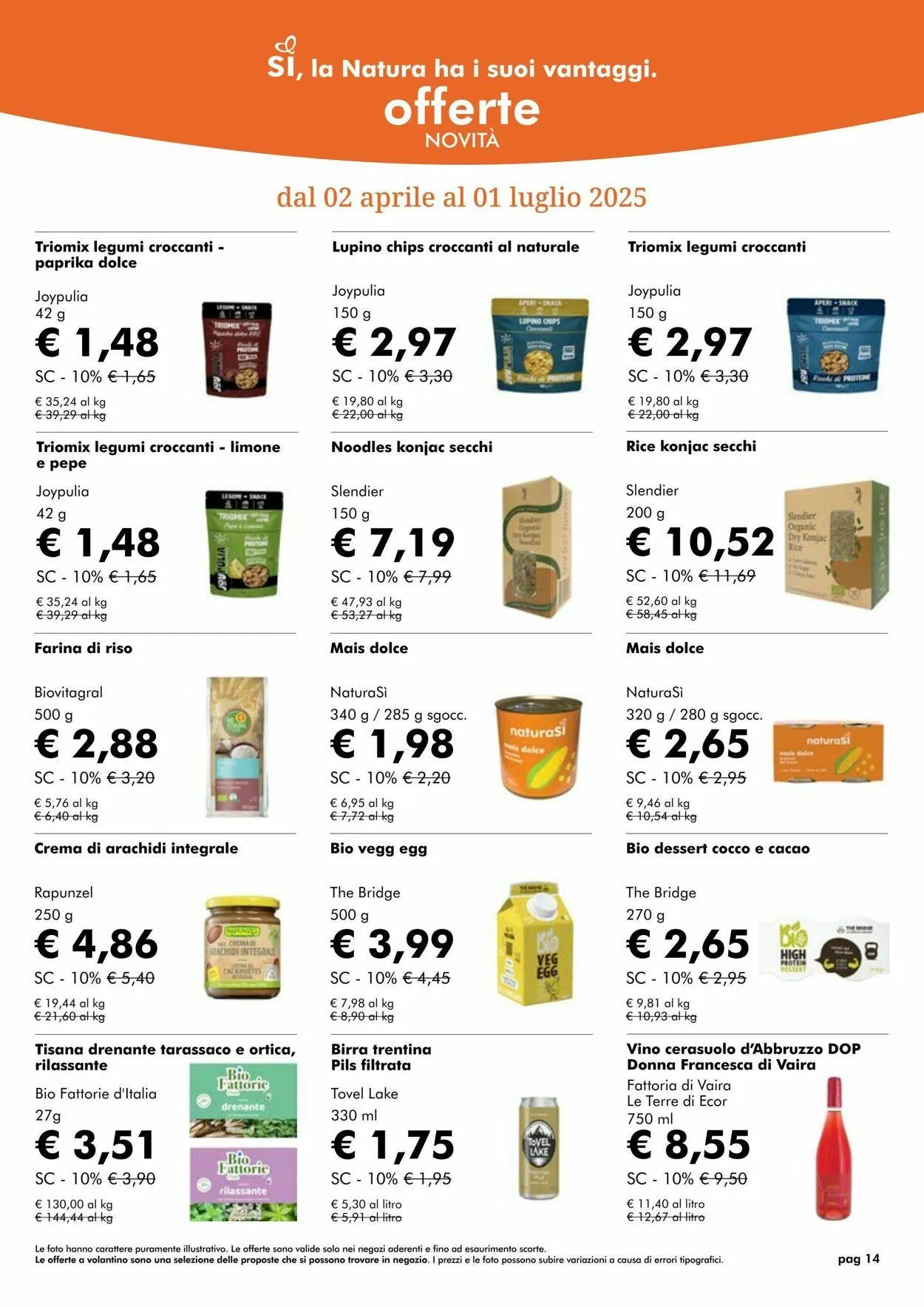 Natura Sì Volantino attuale da 27 maggio a 10 giugno di 2025 - Pagina del volantino 14