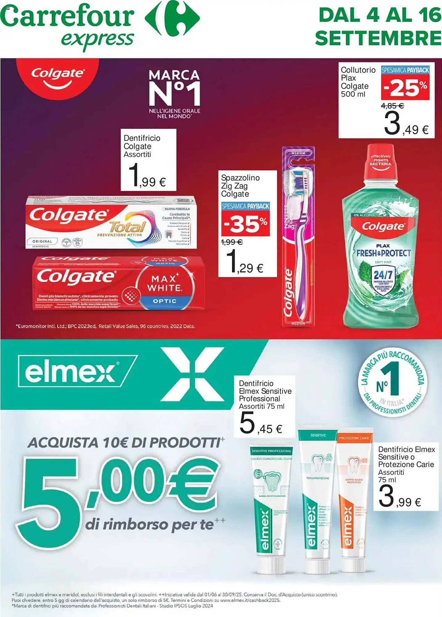 Volantino Carrefour Express da 4 settembre a 16 settembre di 2025 - Pagina del volantino 1