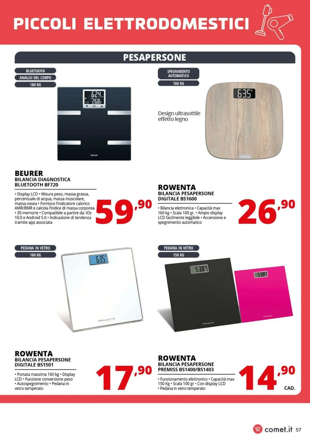 Comet Volantino attuale da 1 agosto a 20 agosto di 2025 - Pagina del volantino 57