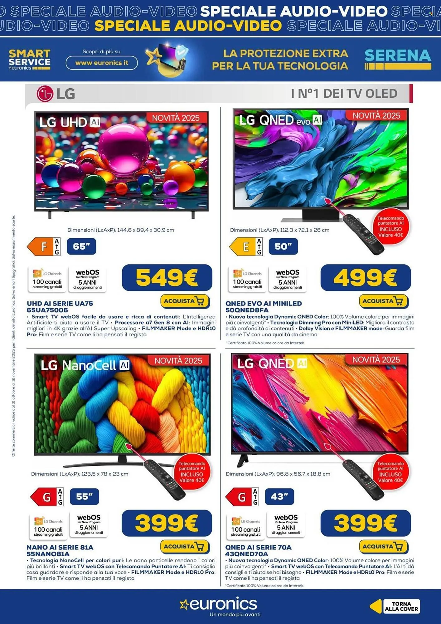 Volantino Euronics da 31 ottobre a 12 novembre di 2025 - Pagina del volantino 10