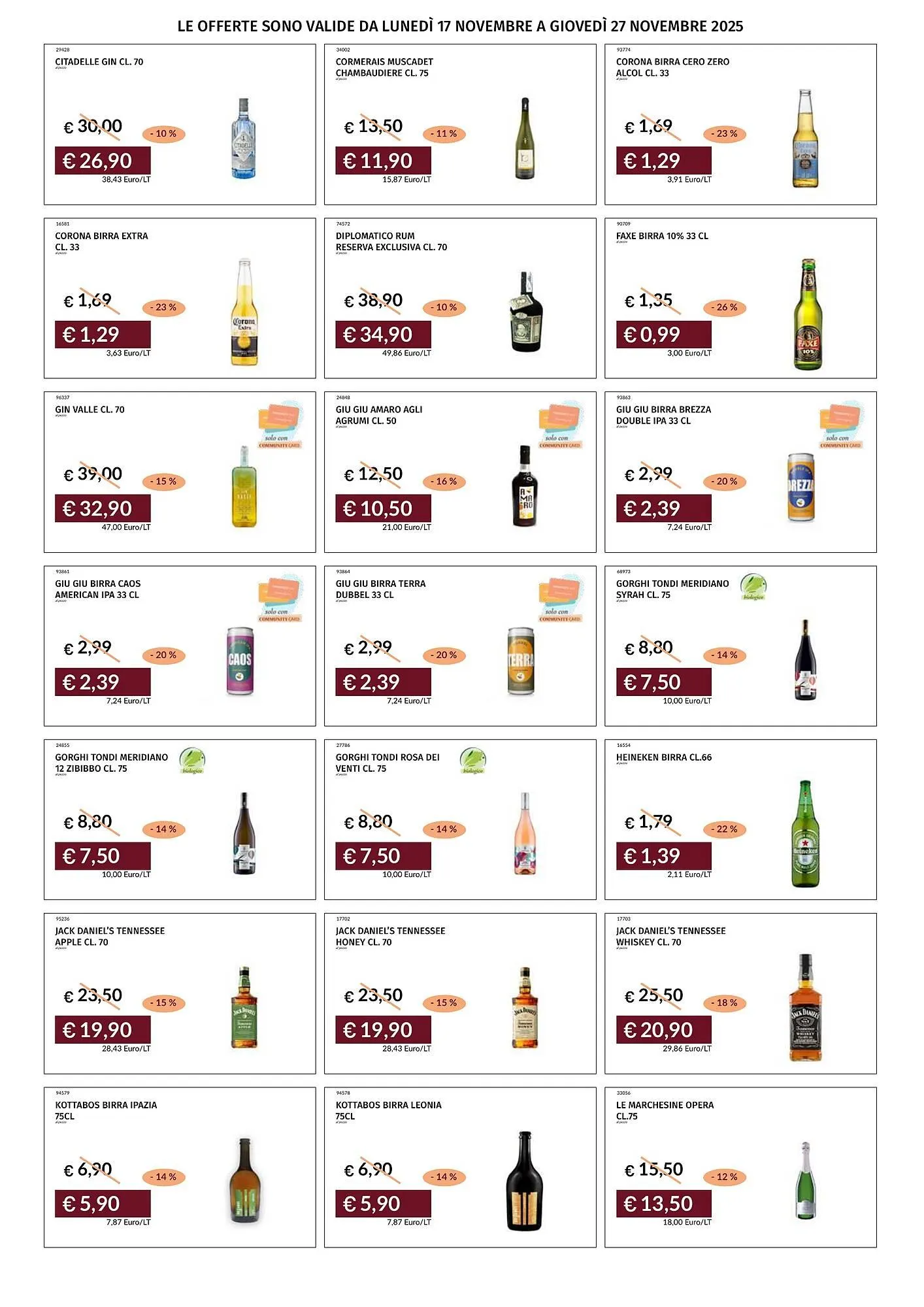 Volantino Prezzemolo e Vitale da 17 novembre a 27 novembre di 2025 - Pagina del volantino 29