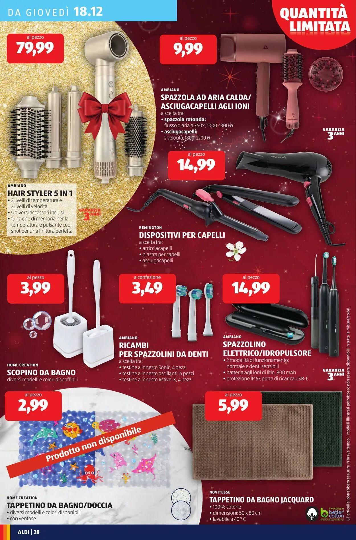 Aldi Volantino attuale da 15 dicembre a 21 dicembre di 2025 - Pagina del volantino 28