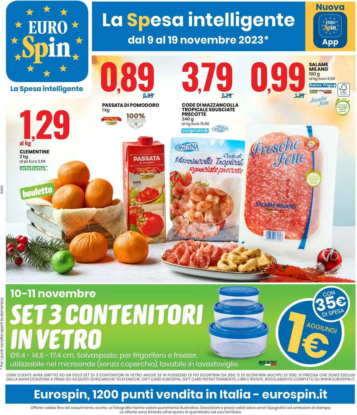 EURO Spin Volantino attuale da 15 novembre a 19 novembre di 2023 - Pagina del volantino 1