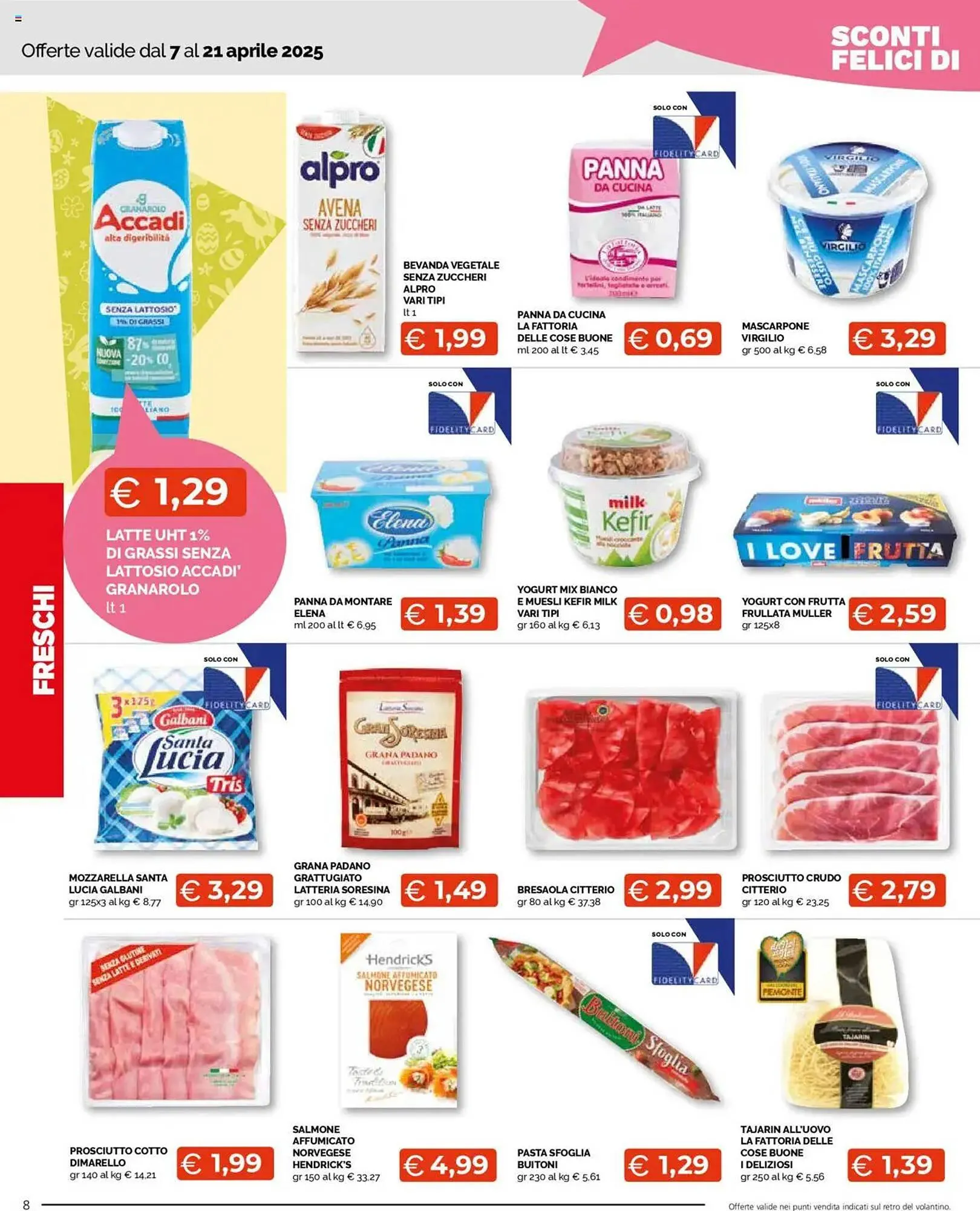 Volantino Mercatò Local da 7 aprile a 21 aprile di 2025 - Pagina del volantino 8